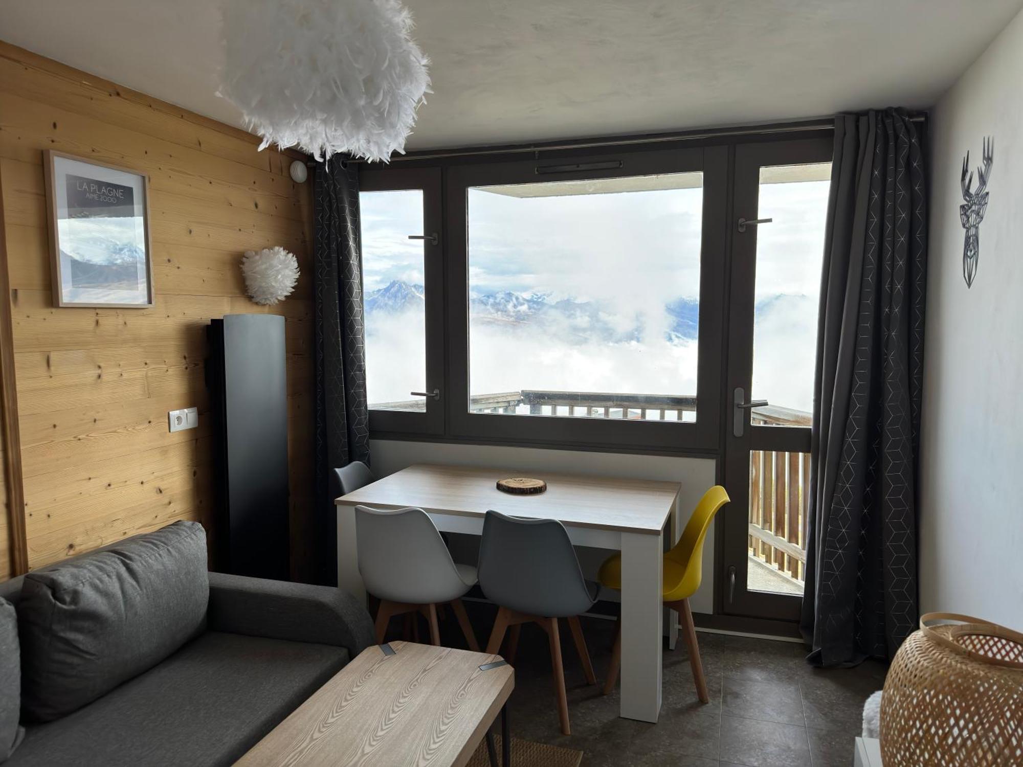 Paquebot Des Neiges - Appartement 4 Personnes - Vue Mont Blanc La Plagne Zewnętrze zdjęcie