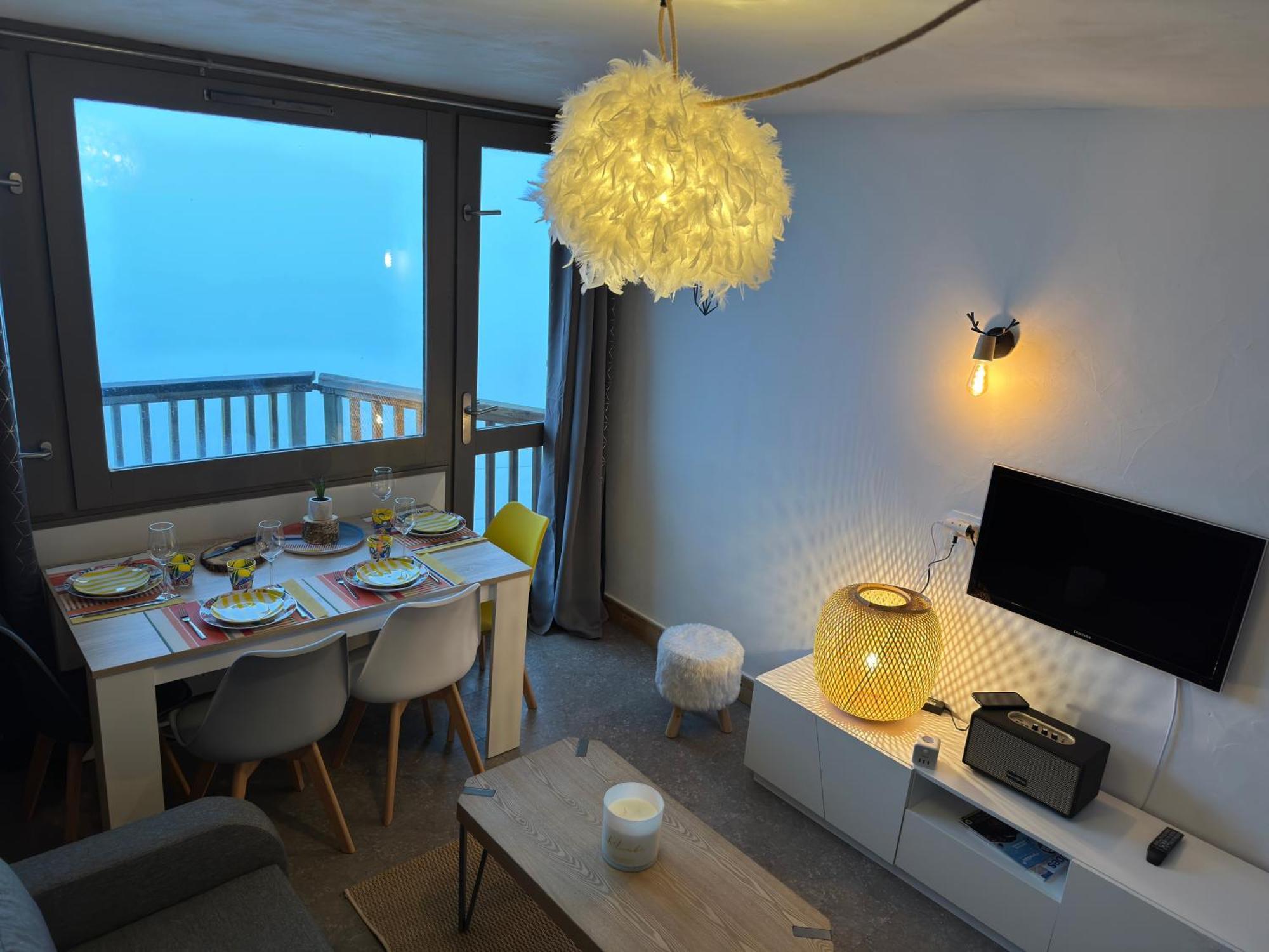 Paquebot Des Neiges - Appartement 4 Personnes - Vue Mont Blanc La Plagne Zewnętrze zdjęcie